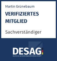 DESAG Sachverständigen-Zertifikat: martin_gruenebaum